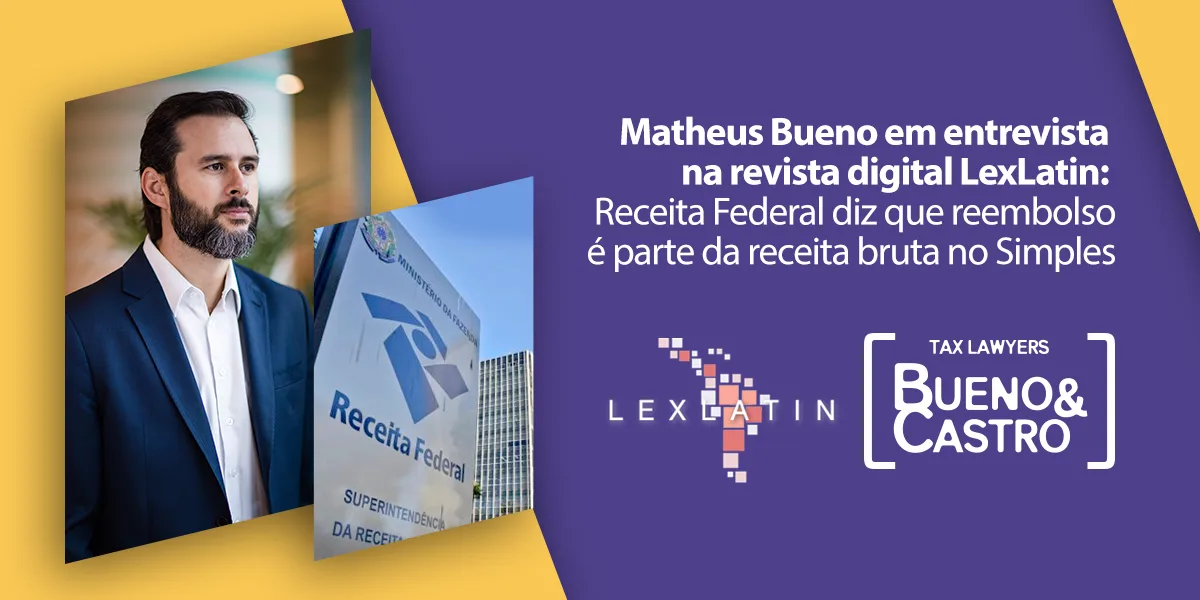 Receita Federal diz que reembolso é parte da receita bruta