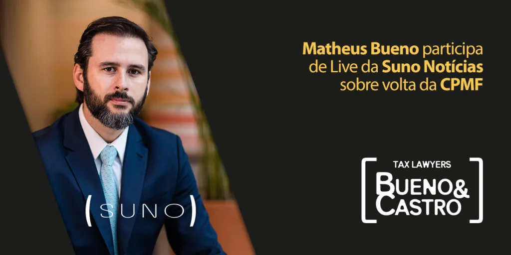 Matheus Bueno participa de Live da Suno Notícias sobre volta da CPMF